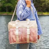Monbento Waterproof Picnic Blanket for Outdoor Meals - Pink Moka V398-MB-37420067