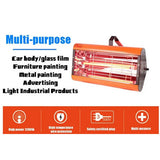 1200W Shortwave Infrared Paint curing Lamp Spray Painting Solary Baking Dryer V201-QHGMMOREONE006