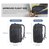 Black Expandable 17-Inch Laptop Travel Backpack with USB Port - Durable TSA Friendly Carry-on V888-ELOSUNG45061