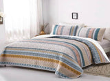 Graceful Quilted Coverlet and Pillowcases Set Timeless Beauty and Comfort - Queen size V745-MAC080467Q13U