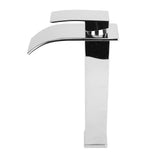 Waterfall Bathroom Faucet 304 Stainless Steel Hot and Cold Single Handle Sink Faucet Vanity Sink for V1294-YM0901-3112240023711