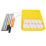 Paint Roller Kit Set Multi Function with 1.2m Stainless Steel Extended Detachable Pole Handle for V1294-YM0901-3114250028011