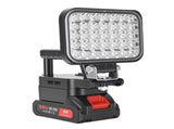 LED Work Light Battery Powered Handheld Flashlight with Dual USB Ports Cordless Lamp for Outdoor V1294-YM0901-3119250084612