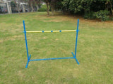 YES4PETS 4 x Portable Dog Puppy Training Practice Jump Bar Poles Agility Post V278-PET-JUMP-SETS-NDA1074-A