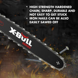 X-BULL Chainsaw Petrol Commercial 62cc 20" Bar E-Start Tree Pruning Top Handle V211-AUEB-HGT010