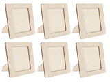 12pcs Wooden Photo Frame 7.5 X 5.5in Decorative DIY Wood Picture Frame Craft Kit for Painting Arts V1294-YM0901-3115240043211
