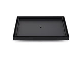 Watermark Matt Black Large 200mm Tile Insert Floor Drain Shower Grate 80mm Waste V1233-SQTI01200D80BL