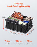 Rear Bike Basket Large Bicycle Basket with Cargo Net Rainproof Cover Liner V952-CKHXJSGZYNCBP96PNV0