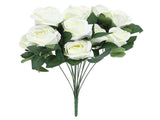 Artificial Roses with Long Stem Simulated Silk Flowers Real Looking Fake Roses Bouquet for V1294-YM0901-3115230060911