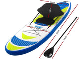 Weisshorn Stand Up Paddle Board 11ft Inflatable SUP Surfboard Paddleboard Kayak Surf Yellow SUP-D-11FT-81-15-YE