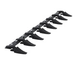 Bucket Tooth Bar, 1650mm, Heavy Duty Tractor Bucket 8 Teeth Bar for Loader Tractor Skidsteer, 2000 V952-NYCDWJC66INCNEM28V0