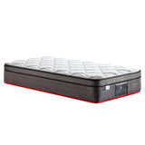 Kingston Slumber Mattress SINGLE Size Bed Euro Top Pocket Spring Bedding Firm Foam 34CM V219-FURBEDKNGA2SG