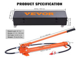 20 Ton Porta Power Kit, Portable Hydraulic Jack 4.6 ft/1.4 m Oil Hose, Car Frame Repair Tool V952-FLDTJHSD20TPUKYSUV0