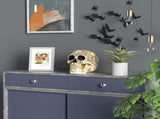 Life Size Skull Resin Floral Human Skull Model Adult Head Bone Model Day of The Dead Dcor ade from V1192-AZ-W-15025