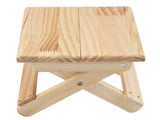 Foldable Solid Wood Small Square Bench Rural Styles Bench Ergonomic Design Fine Workmanship V1294-YM0901-JY16204