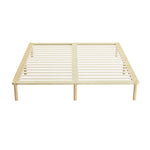 Artiss Bed Frame King Size Wooden Base Mattress Platform Timber Pine AMBA WBED-AMBA-K-WD-AB