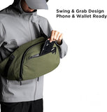 Crossbody Left Shoulder 7.5L - Crossbody Bag Men,Sling Backpack - Fits 12" Tablet - Single V1164-325749