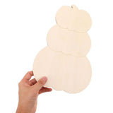 8Pcs DIY Unpainted Wooden Pumpkin Discs for Fall Decor and Versatile Holiday Craft Use V1370-AZ4-14440