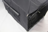 YES4PETS 42' Dog Cat Rabbit Collapsible Crate Pet Cage Canvas Cover-Black V278-COVER-ONLY-BK-42