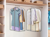 4 Packs Under Bed Storage Containers Bins-55L, 2 Pack Clear Garment Bags-40'' Long V1259-DP01-A-4592