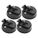 4Pcs Durable Flush Latches Black Keyed Locks for Motorhome and Household V1366-AZ2-W-21065