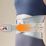 Blue Wireless Waist Massager Y9-A Heating Support Red Light Rechargeable, Portable Back Massage V1192-AZ-W-26708