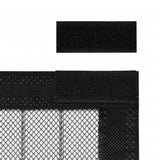 Insect Door Curtain 210 X 100 Cm 2 Pcs Magnet Black 43_40920