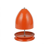 Iron Candle Warmer Lamp with Elegant Egg-Shaped Shade, Safe Flameless Scent Melting for Cozy V1341-ZY-CL9PZAWH-ORANGE
