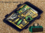 Tool Storage Bag Oxford Cloth Tool Bag Multifunctional Tool Organizer Durable - black - green - Size V1106-148-24319-BLA-REGULAR
