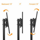 32-72" Rolling Tv Stand Mount W Dvd Storage Top Shelf Tv Bracket Trolley Casters V767-U-890A