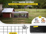 Hardware Cloth, 48" x 50' & 1"x1" Mesh Size, Galvanized Steel Vinyl Coated 16 Gauge Chicken Wire V952-YXHJWHSBDDWC4TJ89V0