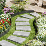 VEVOR Steel Landscape Edging 5 Packs 39 x 3in Rust-Resistant Pathway Divider V952-DXGJSPZ5PCS334RZOV0