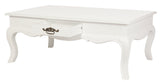 French Provincial 2 Drawer Coffee Table - White V199-CT002FPWH