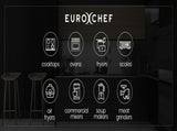 EUROCHEF Cold Press Slow Juicer Machine Fruit Electric Juice Maker Vegetable Extractor Squeezer V219-FOOJUCEUCA20K
