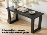 Artiss Console Table 110CM Black FUR-Y-CST-01-BK