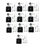 50Pcs DIY Silent Movement Mechanism Spindle Hands Sets Wall Quartz DIY Clock Movement Mechanism V1366-AZ2-W-14515