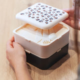 Monbento Flex - The 2 Compartment Lunch Box with Cutlery - Leopard V398-MB-53014127