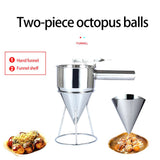 Stainless Steel Piston with Stand Kitchen Baking Batter Dispenser Sauce Cream Dosing V1294-YM0718-10131142