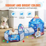 3 in 1 Kids Play Tent with Tunnel for Boys, Girls, Babies and Toddlers, Indoor/Outdoor Pop Up V952-PPSDZPX3DHJ0CMQ25V0
