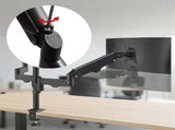 Triple Monitor Mount Stand Desk Clamp with 3 Adjustable Arms for Multi-Screen Setup V63-954151