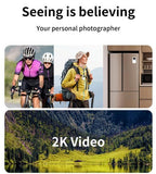 2K Mini Actionera, Thumb Wearable Vloggingera with Hands-Free POV Recording, Portable Helmet V1107-785-68770-BLK1