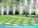 20Pcs 1/2 Inch PVC Mist Nozzle Misting System for Patio Outdoor Mister Coupling PVC Split Section V1192-AZ-W-23088
