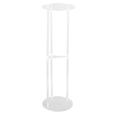Clear Small Acrylic Drink Table Minimalist Small Round Side Table for Living Room Bedroom Balcony V1294-YM0901-3116240027111
