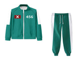 Xbi - Octopus game for adults and children 2 jacket sweater pants two-piece set Green 456 Green V1237-ZY-203-4841