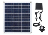 12V Solar Water Pump Kit Continuous Work Low Noise DC Brushless Solar Powered Water Fountain Pump V1294-YM0706-3114230084811