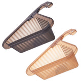4-Pack Kitchen Sink Corner Storage Baskets, Triangle Sponge Holders and Drain Organizers for Sink V1366-AZ2-W-13624