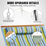 Double Quilted Fabric, 12 FT Double with Hardwood Spreader Bars, 2 Person Quilted V952-HFDCBDZJYZXT01Q05V0