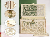 Petluno Latest design letterbox wedding gift vouchers vintage large DIY wooden cards money V1259-DP01-A-1625