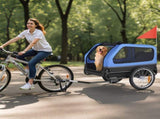Dog Bike Trailer, Supports up to 40 kg, Pet Cart Bicycle Carrier for Small & Large Dogs, Easy V952-TCSCWZXCTC88AW1LH001V0