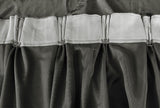 Large Thick Velvet Curtains Warp Knitted Velvet 540x270cmHooks Pinch Pleat Grey V702-CNY8-2-NB-GRAYA1234